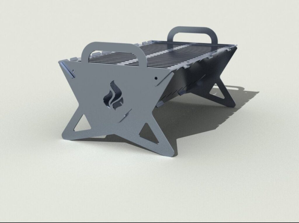 Foldable Metal Braai Grill